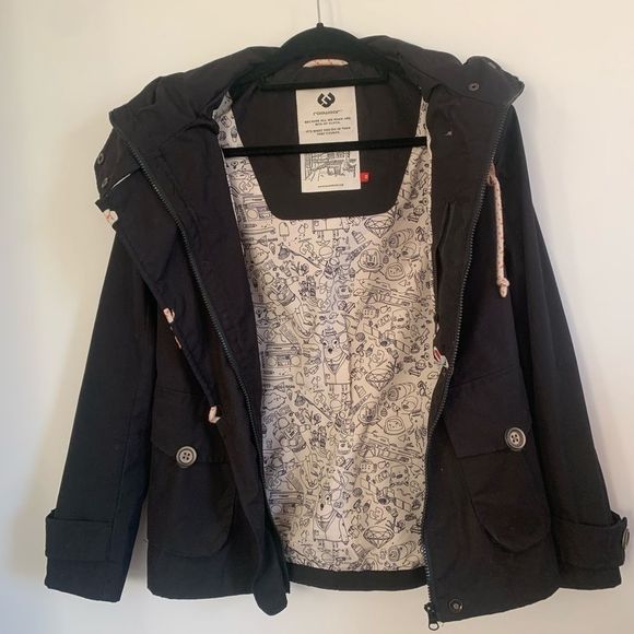 Ragwear | Black Hooded Jacket - Picture 5 of 6